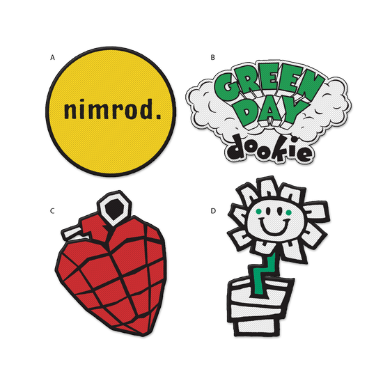 Icon Logos Pin Set | Green Day Official Store
